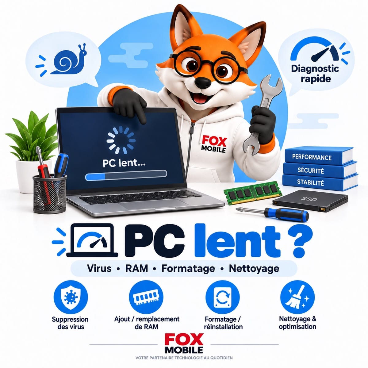 PC lent : 5 causes courantes (et comment les résoudre)