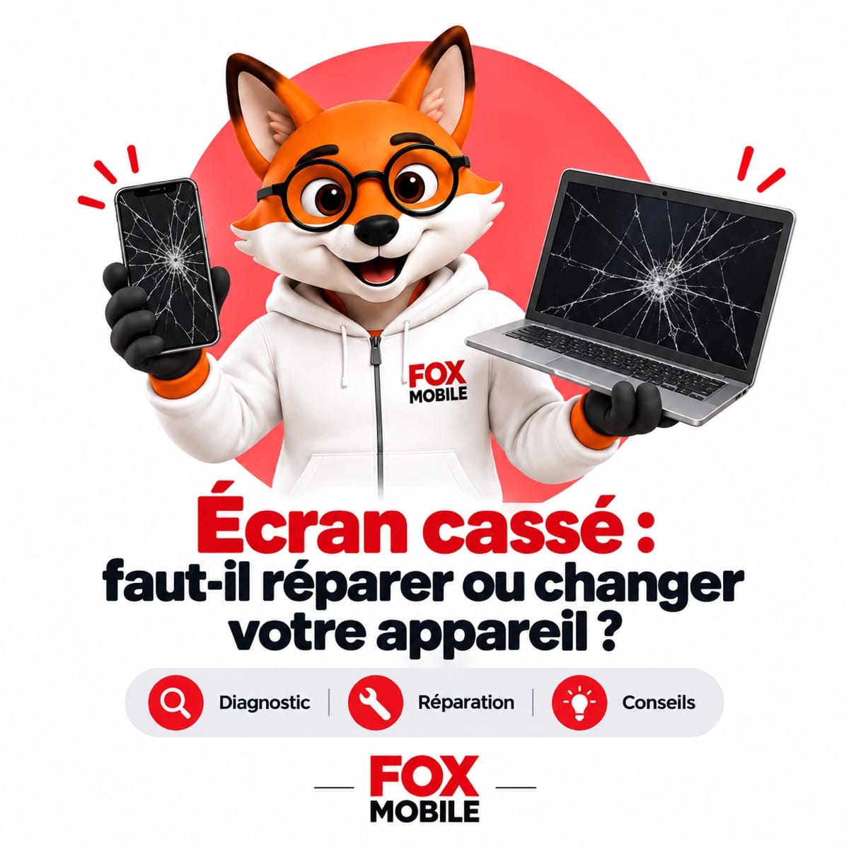 Écran cassé : faut-il réparer ou changer votre appareil ?