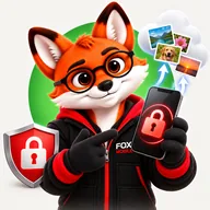 Mr. Fox protège les données et les photos d’un smartphone