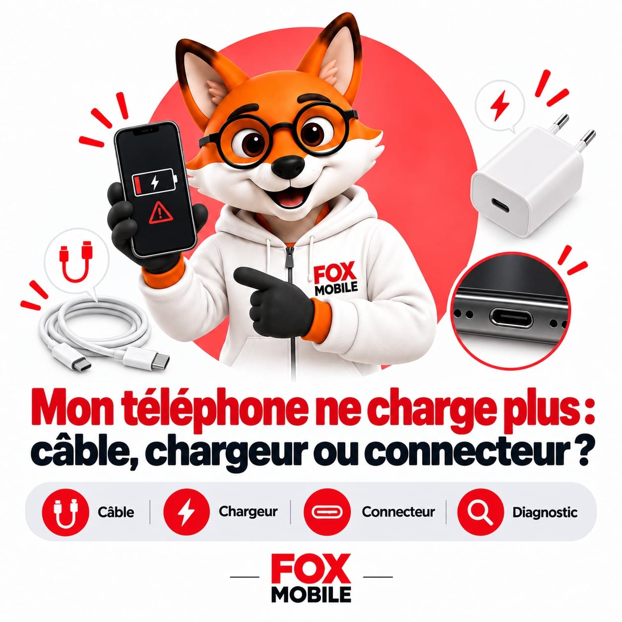 Mon téléphone ne charge plus : problème de câble, de batterie ou de connecteur ?