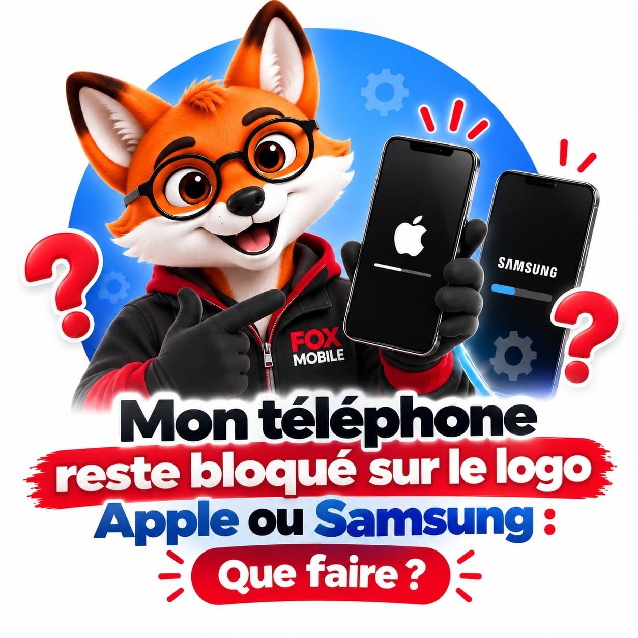 Téléphone bloqué sur le logo Apple ou Samsung : que faire sans perdre ses données ?